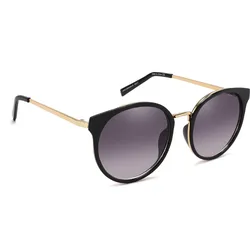Caresse Brillenmode Sonnenbrille Metall schwarz