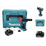 Makita DPV 300 T1J Akku Schleifer Polierer 18 V 50 / 80 mm Brushless + 1x Akku 5,0 Ah + Makpac - ohn (Exzenterpolierer)