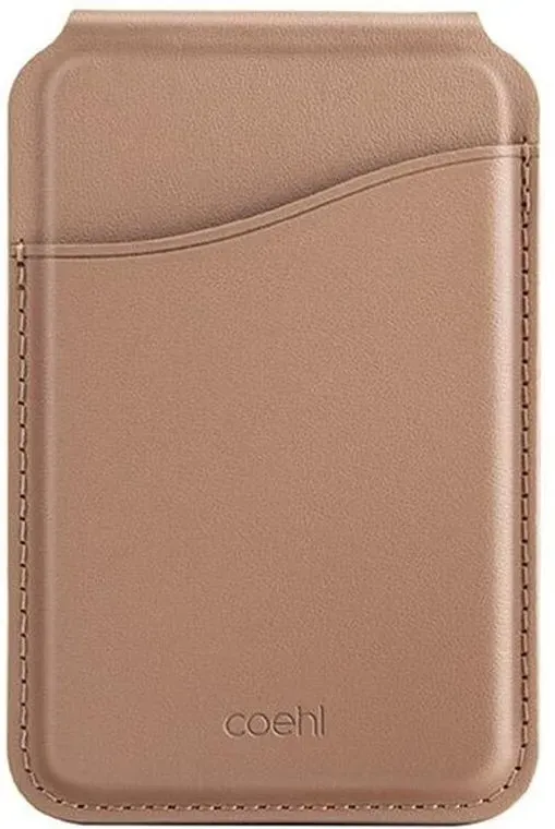Uniq Coehl Esme magnetische Geldbörse mit Spiegel und Ständer in Beige/Staubigem Nude