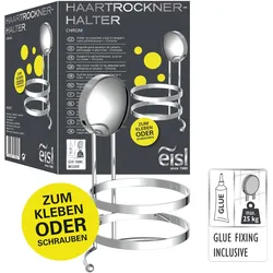 Eisl Fönhalter ohne Bohren Chrom