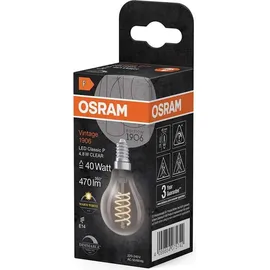 Osram LED-Tropfenlampe Retro 1906 4099854075742 4,8 W E14 warmweiß