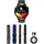 knauermann PRO 4 Rund 47 mm Schwarz Silikonband Schwarz