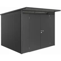 Biohort AvantGarde A6 2,6 x 2,2 m dunkelgrau-metallic Doppeltür
