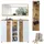 Innostyle Sparks Garderobenset 185x202x38 weiß