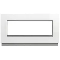 Framex Kellerfenster - Festverglasung (Fib) Weiß 80 x 40 cm 2-fach 32 mm (4/24/4) Fenster/Gartenhaus Fenster/Kunststofffenster Breite x Höhe 800 x 400 mm