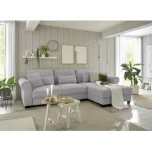 ed exciting design Eckcouch Polyester 3-Sitzer Grau