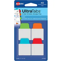 AVERY Zweckform UltraTabs Mini Haftmarker farbsortiert 40 Blatt