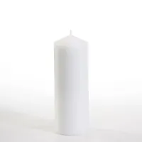 Papstar Stumpenkerze 16,5 x 6 cm 1 St. weiß