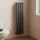 EMKE Oval Paneelheizkörper 240 x 900 mm 266 W anthrazit Mittelventil