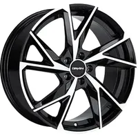CARMANI 23 Rudi 8,0 x 18 5 x 112 ET35 MB66,6 Schwarz Poliert
