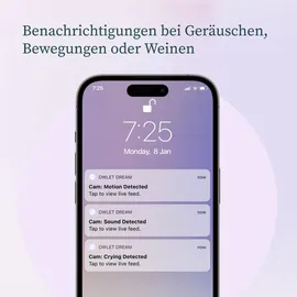 Owlet Dream Sock + Cam 2 - Medizinisch zertifiziertes Baby-Pulsoximeter mit Babyphone 1 St