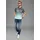 KangaROOS Poloshirt grau/türkis L