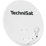 TechniSat TECHNITENNE 60 - Satellitenschüssel (digital Sat Anlage, Antenne mit Masthalterung, vorbereitet für die Aufnahme eines 40 mm LNB) 60 cm Spiegel, lichtgrau