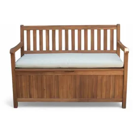 prestige home living outdoor Sitzbank 119,5 x 63 x 84 cm Braun