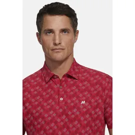 Meyer T-Shirt "Phil", Herren, Gr. XL, rot, 90% Polyamid, 10% Elasthan, bedruckt, regular fit, V-Ausschnitt, runder Abschluss, Shirts T-Shirt, mit UV-Schutz, atmungsaktiv, pflegeleicht