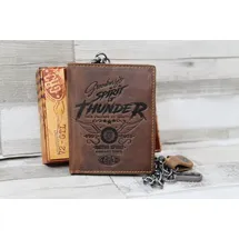 GREENBURRY Racing Collection Bristol Herren Geldbörse RFID braun