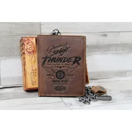 GREENBURRY Racing Collection Bristol Herren Geldbörse RFID braun