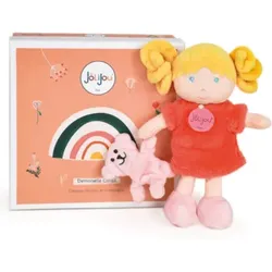 DOUDOU 8906002 Schmusepuppe, Koralle 21 cm Jolijou câline, Box