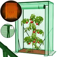 Kesser KESSER® Premium Tomatengewächshaus Foliengewächshaus, Gewächshaus klein, Tomatenhaus, Treibhaus mit Tür zum Aufrollen - 100 x 50 x 150 cm Frühbeet, Gemüse, Blumen, Obst, Garten