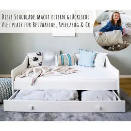 Kids Collective Jugendbett 80 x 180 cm Holz weiß