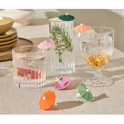 Tchibo - 6 Glas-Markierer - hellgrün