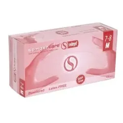 Sempercare® Einmalhandschuhe Vinyl, gepudert 3000002031 , 1 Packung = 100 Stück, Größe L