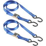 Master Lock Spanngurte 2 m x 25 mm Blau 2-er Set