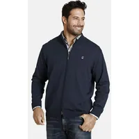 Jan Vanderstorm Strickjacke AGNER mit Zwei-Wege-Reißverschluss blau XL (56/58)
