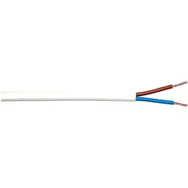 hsb - norbert kordes Schlauchleitung H03vv-f 2x0,75mm2 weiß