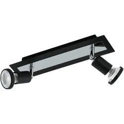 Eglo LED Deckenstrahler SARRIA schwarz GU10 4,5W 3000K Warmweiß