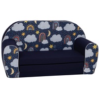 Delsit Kindersofa zum Ausklappen - Kinder Sofa mit Schaumstofffüllung - Sofa Kinder mit Abnehmbarem Bezug - Kindermöbel Kindersofa Mädchen & Jungen - Kindercouch - 9 Monate bis 4 Jahre - DT2-23087