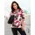 Inspirationen Sweatshirt gemustert rot/schwarz 42