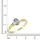VIVANCE Fingerring VIVANCE "585/- Gelbgold Blautopas" Gr. 58, gelb, Fingerringe, Damen, 058 (18,5), Gold, Fingerring