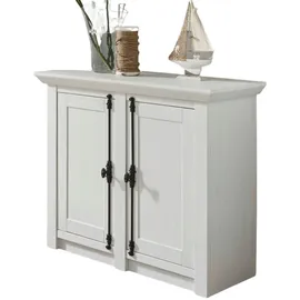 furn.design Sideboard 105 x 90 cm Weiß / Pinie
