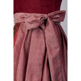 Edelnice Midi Dirndl Luise Samt rot 48