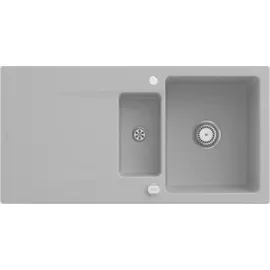 Villeroy & Boch Siluet 60 R rechts Einbauspüle keramik steam Excenterbetätigung 1000 x 510 mm