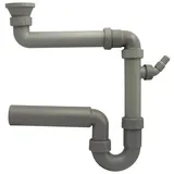 Otto Haas KG Haas IKEA® Spülen-Ablaufadapter 11⁄2\" mit Raumsparsiphon DN50