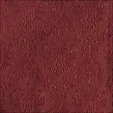 Ambiente Home Ambiente Servietten Papier 33x33cm Elegance Bordeaux