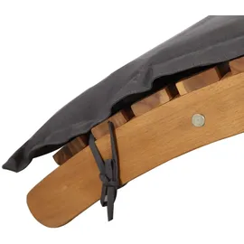 vidaXL Sonnenliege 95 x 61 x 23 cm Dunkelgrau