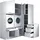 laundreezy Mehrzweckschrank-Set 203 x 238 x 68 cm Weiß