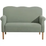 58 aufm Kessel Couch Flachgewebe 2-Sitzer Grün