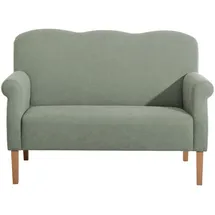 58 aufm Kessel Couch Flachgewebe 2-Sitzer Grün