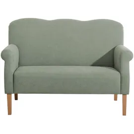 58 aufm Kessel Couch Flachgewebe 2-Sitzer Grün