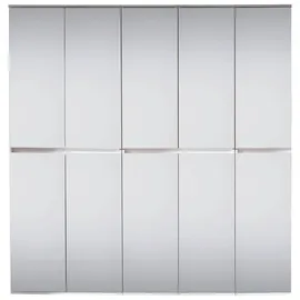 trendteam Garderoben-Set Mirror 10 Türen weiß