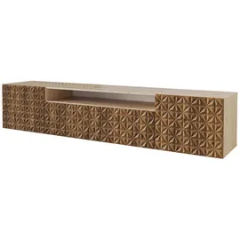 altdecor VIRA Lowboard 200 cm x 40 cm x 41 cm Braun/Holz