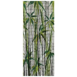 Türvorhang MAXIMEX "Modell Bamboo", grün, B:90cm H:200cm, Bambus, Gardinen, Insekten- und Sichtschutz aus Bambus, für Balkon oder Terrasse
