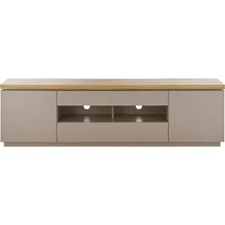 Lowboard MCA FURNITURE "PALAMOS Lowboard", grau (warmgrau), B:200cm H:57cm T:40cm, Holzwerkstoff, Sideboards, Türen mit Dämpfung