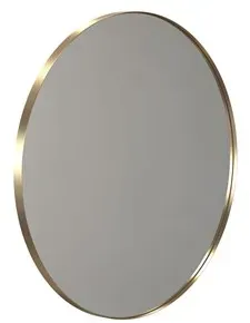 frost UNU Wandspiegel 4142 - rund ø800mm gold gebürstet - gold gebürstet