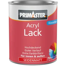 Primaster Acryl Lack goldgelb seidenmatt 0,75 l