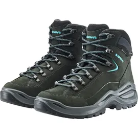 Lowa Renegade GTX Mid Damen Asphalt/Türkis 37,5